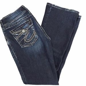 Silver Suki Surplus Bootcut Jeans Dark Wash 27/30